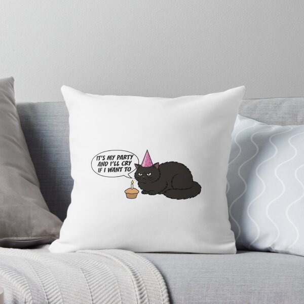 Item preview, Sarcastic Black Cat - Birthday Party designed and sold by conamor-bymel.
