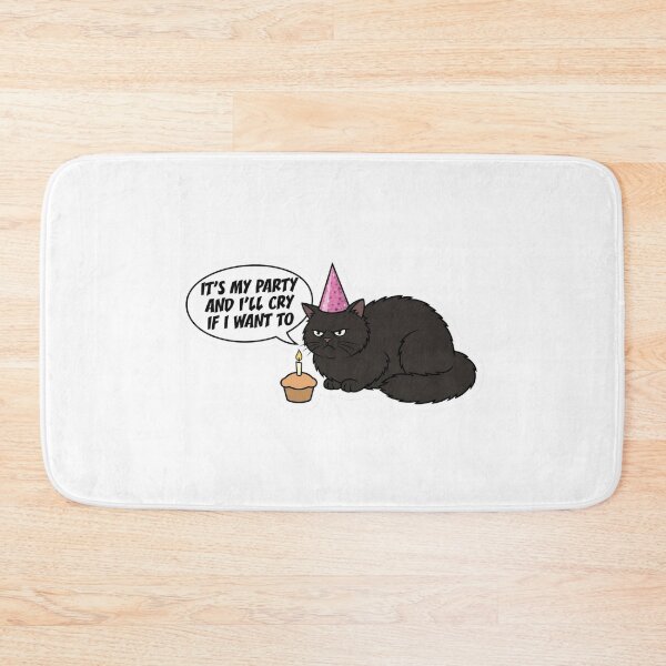 Item preview, Sarcastic Black Cat - Birthday Party designed and sold by conamor-bymel.