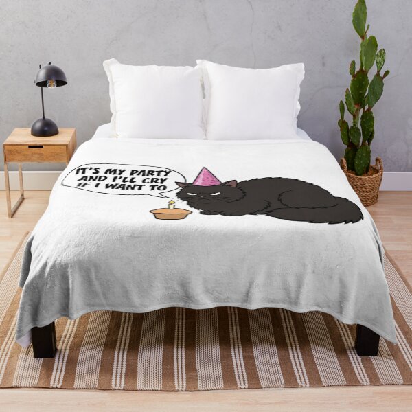 Item preview, Sarcastic Black Cat - Birthday Party designed and sold by conamor-bymel.