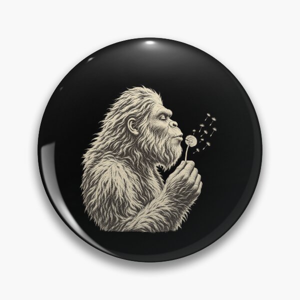 Item preview, Funny Gentle Big Foot Blowing Dandelion Seeds Nature Wish Art designed and sold by elderberry.