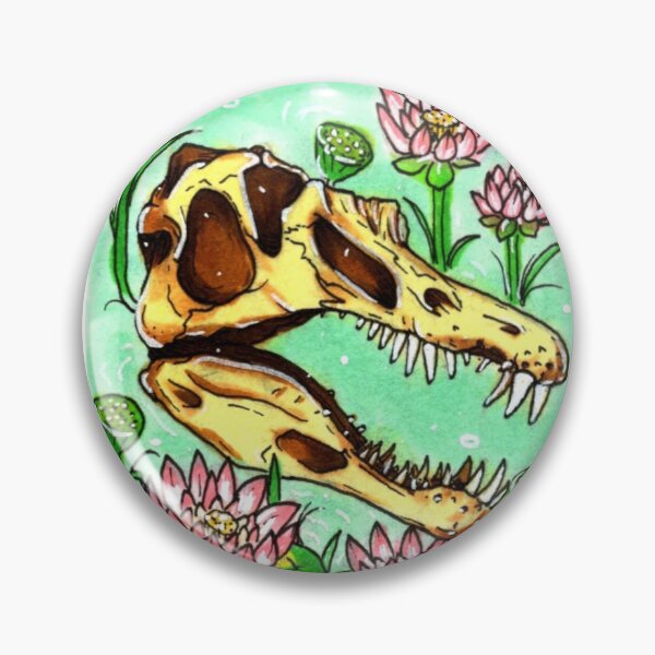 Item preview, Spinosaurus with Lotus Flowers designed and sold by oomia96.