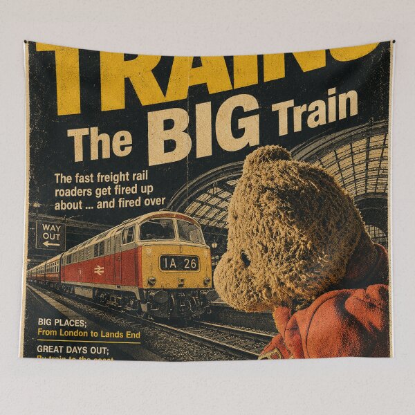 Item preview, JoJo bear Big Train Uk 196os designed and sold by designbywhacky.