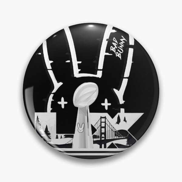 Item preview, Bad Bunny Half Time Black And White LIMITED EDITION designed and sold by planning2escape.