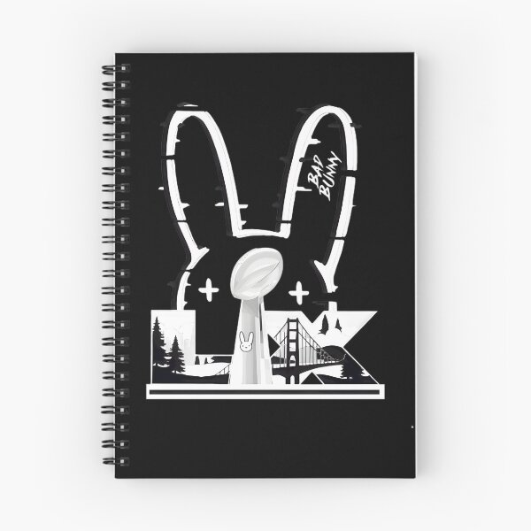 Item preview, Bad Bunny Half Time Black And White LIMITED EDITION designed and sold by planning2escape.