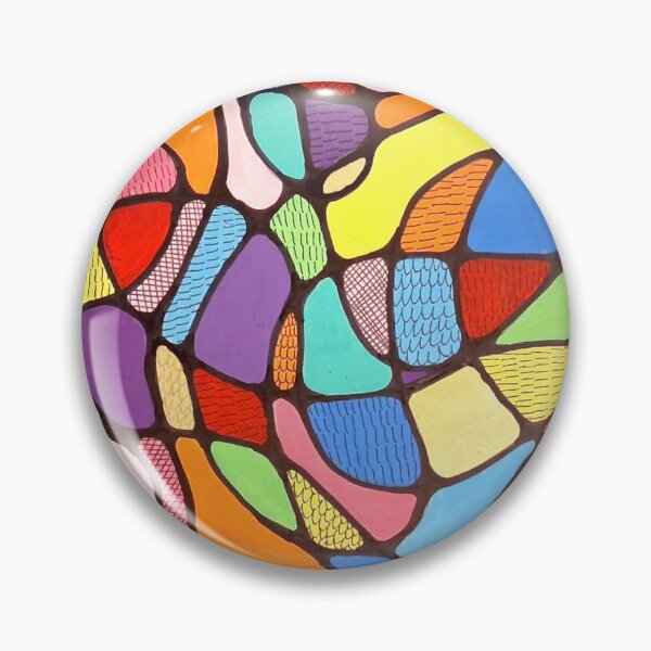 Item preview, Bright Geometric Tangle designed and sold by Honeybee Cameron.