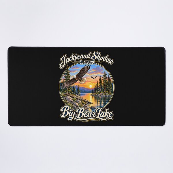 Item preview, Jackie And Shadow Est 2018 Big Bear Lake designed and sold by JamesCrArt.