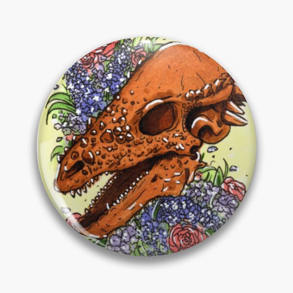Item preview, Pachycephalosaurus with Flowers designed and sold by oomia96.