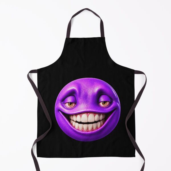 Item preview, Grinning I Can Tell By The Crunch Meme Purple Blob Creepy Face designed and sold by elderberry.