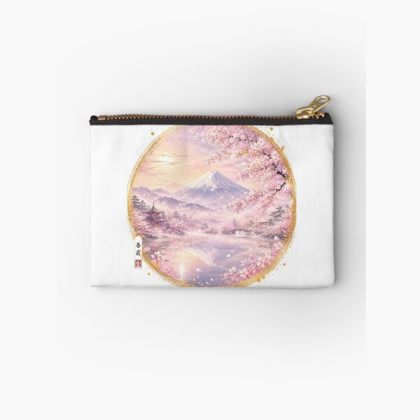 Item preview, Spring Sakura Mist Over Mount Fuji | Japanese Art designed and sold by Rainbow Heart Japan.