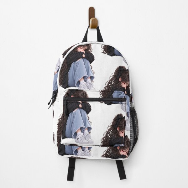 Item preview, Sad Girl Broken Heart Sticker | Lonely Emotional Girl Aesthetic | Heartbreak Love Art PNG designed and sold by Ishratparween11.
