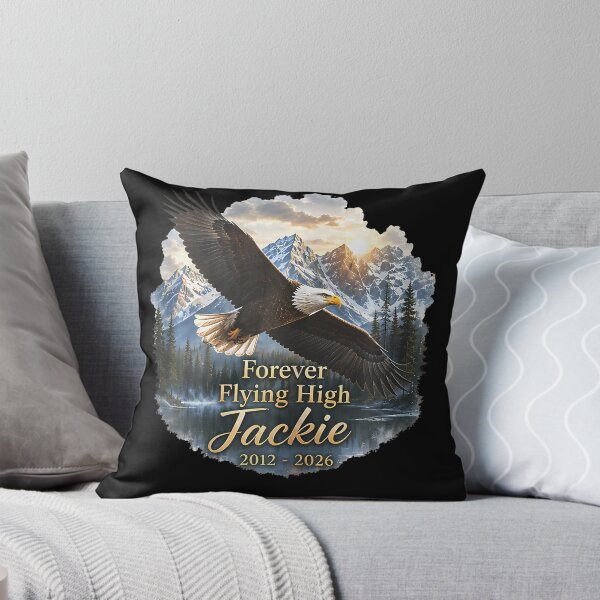 Item preview, Fly High Jackie Bald Eagle Memorial Mountain Nature designed and sold by JamesCrArt.