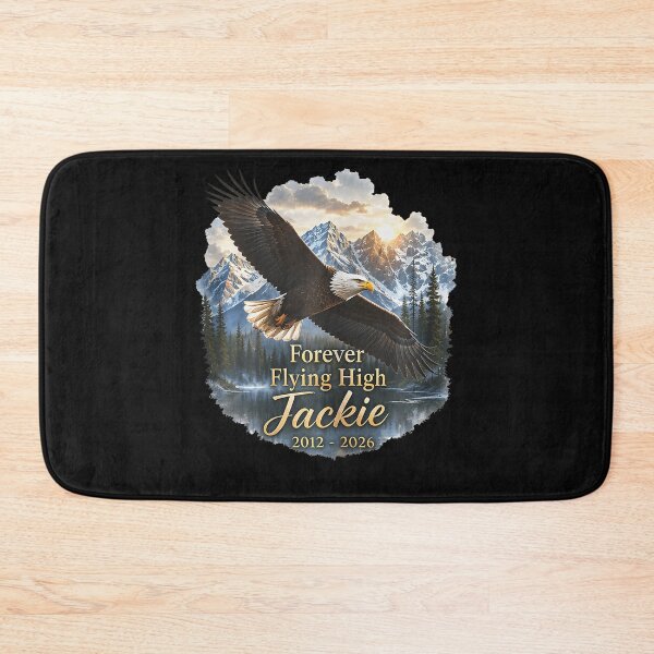 Item preview, Fly High Jackie Bald Eagle Memorial Mountain Nature designed and sold by JamesCrArt.