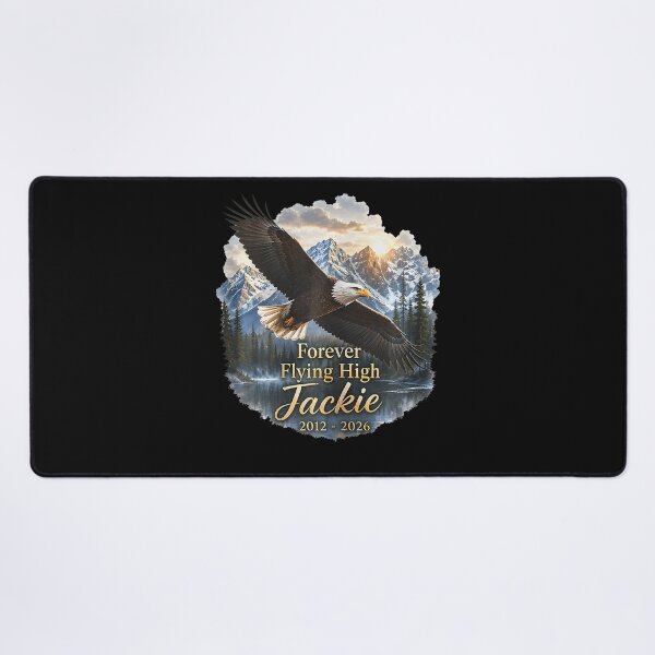 Item preview, Fly High Jackie Bald Eagle Memorial Mountain Nature designed and sold by JamesCrArt.