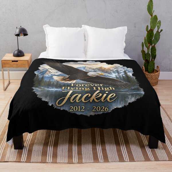 Item preview, Fly High Jackie Bald Eagle Memorial Mountain Nature designed and sold by JamesCrArt.