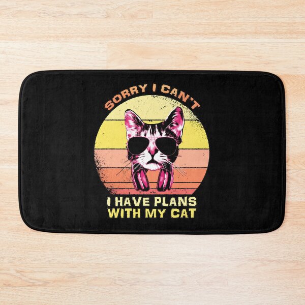 Item preview, Funny Cat With Sunglasses Plans With My Cat designed and sold by OlyvieArt.