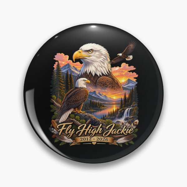 Item preview, Fly Free Jackie Big Bear Bald Eagle Memorial designed and sold by JamesCrArt.