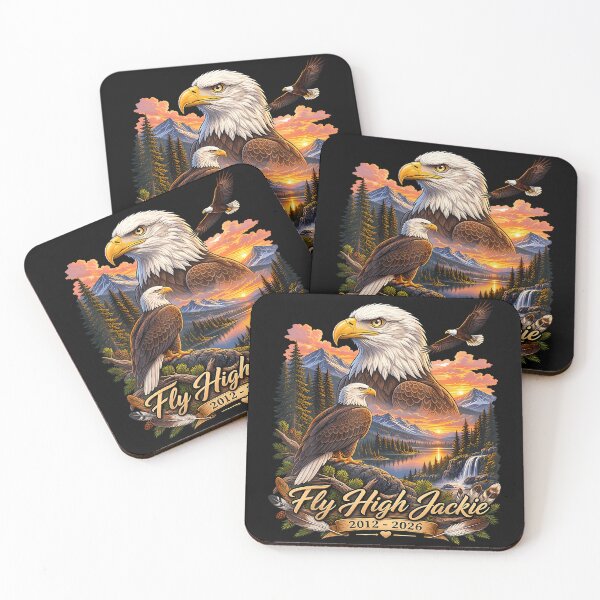 Item preview, Fly Free Jackie Big Bear Bald Eagle Memorial designed and sold by JamesCrArt.