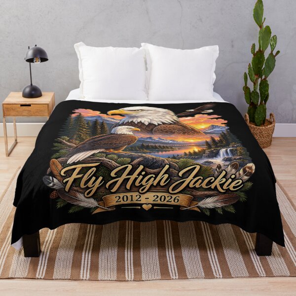 Item preview, Fly Free Jackie Big Bear Bald Eagle Memorial designed and sold by JamesCrArt.