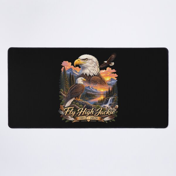 Item preview, Fly Free Jackie Big Bear Bald Eagle Memorial designed and sold by JamesCrArt.