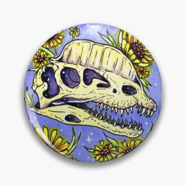 Item preview, Dilophosaurus with Sunflowers designed and sold by oomia96.