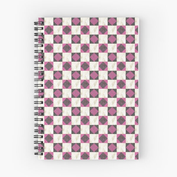 Item preview, Pink Black Diamond Checkered Pattern designed and sold by Zaya_art.