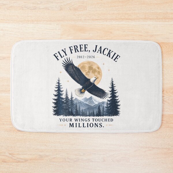 Item preview, Fly Free Jackie Big Bear Eagle Supports California Wildlife designed and sold by JamesCrArt.