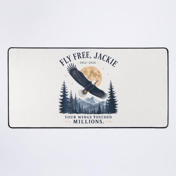 Item preview, Fly Free Jackie Big Bear Eagle Supports California Wildlife designed and sold by JamesCrArt.