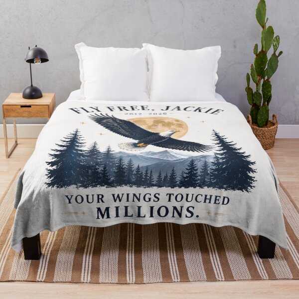 Item preview, Fly Free Jackie Big Bear Eagle Supports California Wildlife designed and sold by JamesCrArt.