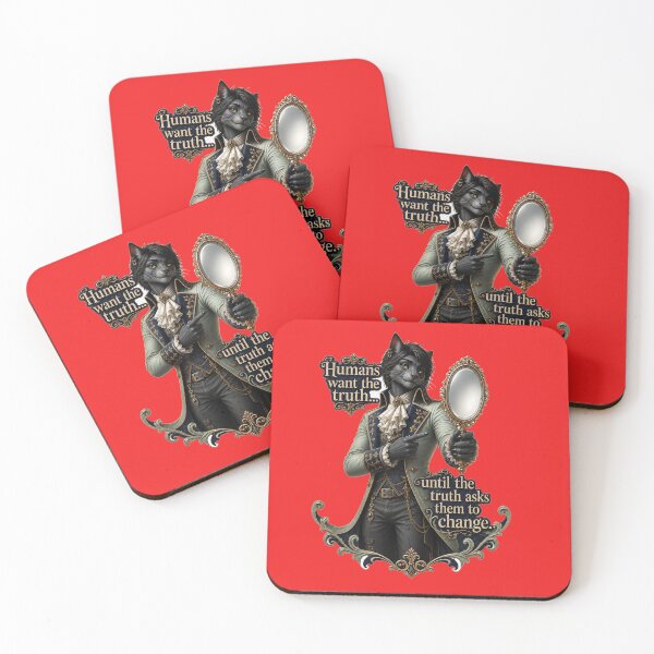 Item preview, Truth and Change – Philosophical Cat Quote designed and sold by VolkovaLenaArt.