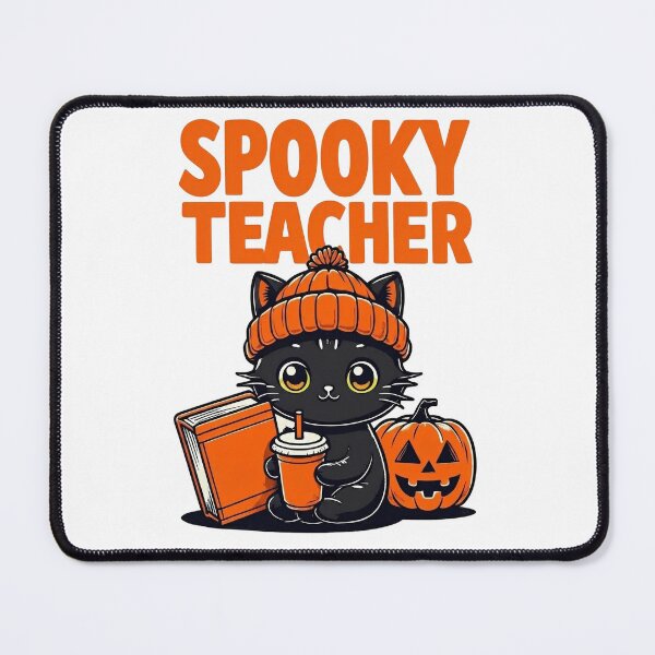 Item preview, Spooky Teacher – Cute Halloween Black Cat Design designed and sold by Luna & Cleo Creative.