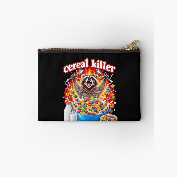 Item preview, Cereal Killer Raccoon Breakfast Pun designed and sold by elderberry.