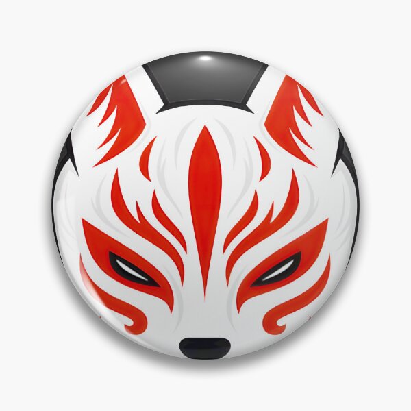Item preview, Kawaii Kitsune Mask Sticker | Cute Japanese Anime Fox Vinyl Decal LIMITED EDITION designed and sold by YoussefQarbi.