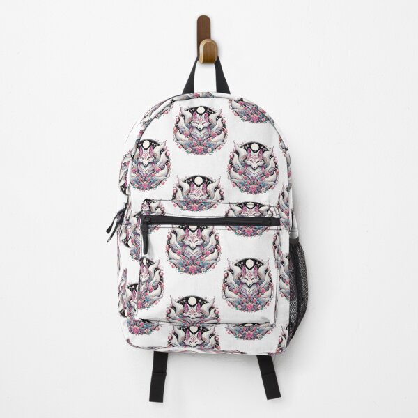 Item preview, Enchanting Kitsune Surrounded By Flowers And Moonlit Magic LIMITED EDITION designed and sold by YoussefQarbi.