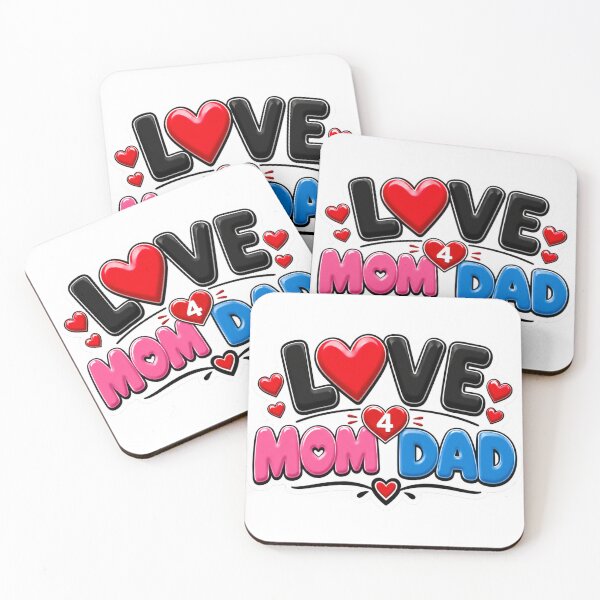Item preview, LOVE 4 MOM DAD designed and sold by MR4me.