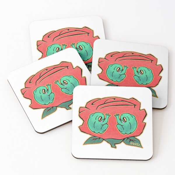 Item preview, Red Rose Froggies designed and sold by RHokeArt.