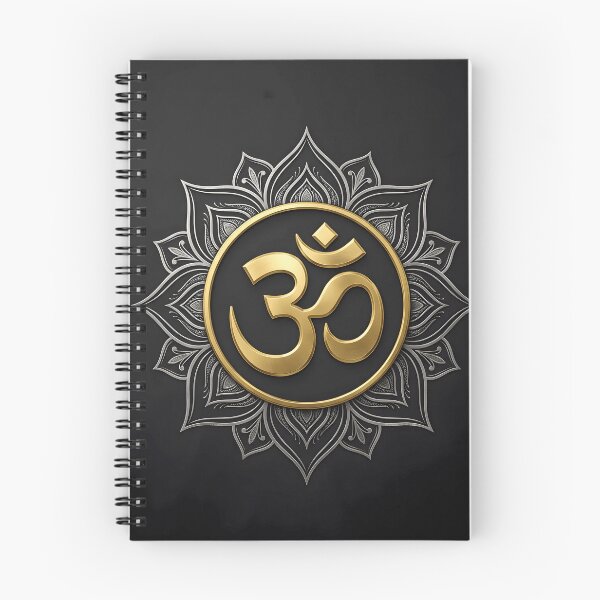 Item preview, Gold Om Lotus Mandala Spiritual Art designed and sold by hutofdesigns.