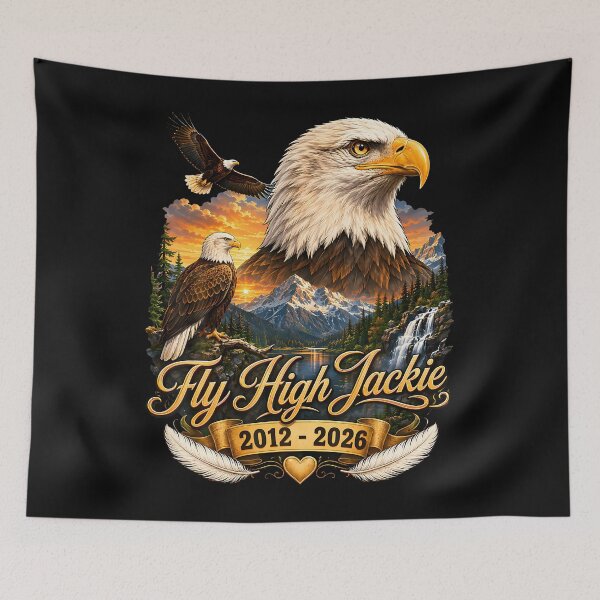 Item preview, Fly High Jackie Jackie And Shadow Bald Eagle designed and sold by JamesCrArt.