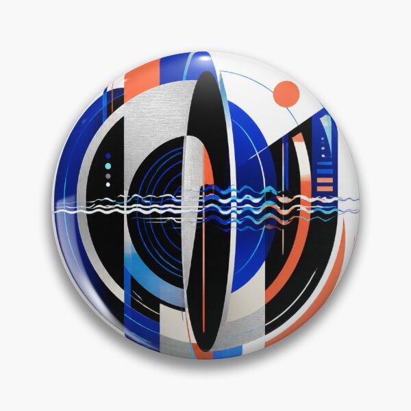 Item preview, Signal Drift – Futuristic Geometric Abstract Design designed and sold by MotasDesigns.