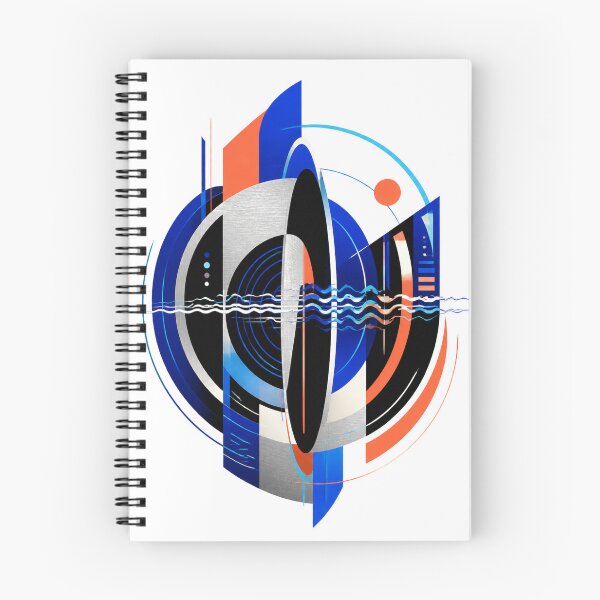 Item preview, Signal Drift – Futuristic Geometric Abstract Design designed and sold by MotasDesigns.