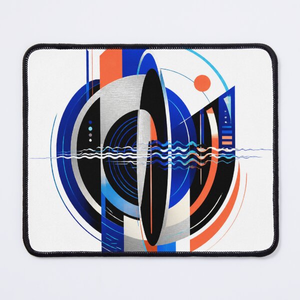 Item preview, Signal Drift – Futuristic Geometric Abstract Design designed and sold by MotasDesigns.