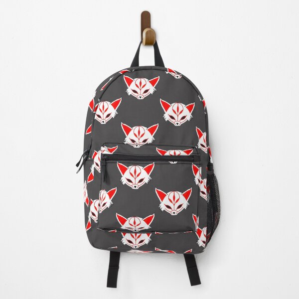 Item preview, Large Kitsune Mask Art - Japanese Fox Spirit Yokai Design PERFECT GIFT FOR YOU AND FRIENDS designed and sold by YoussefQarbi.