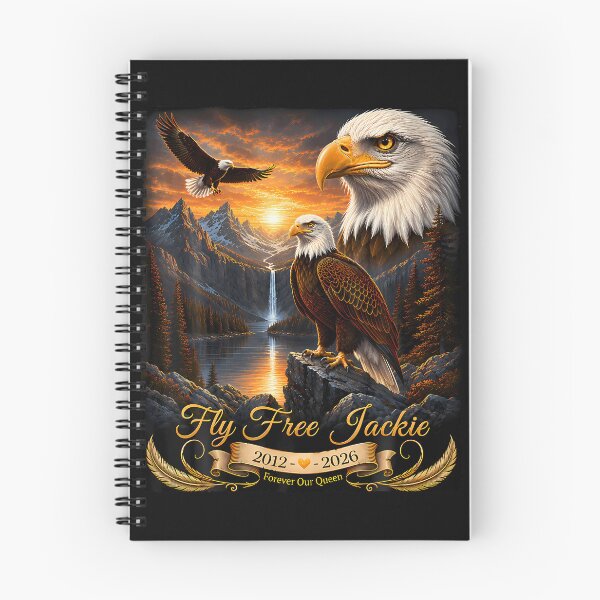Item preview, Fly Free Jackie The Big Bear Bald Eagle Memorial Tribute designed and sold by JamesCrArt.