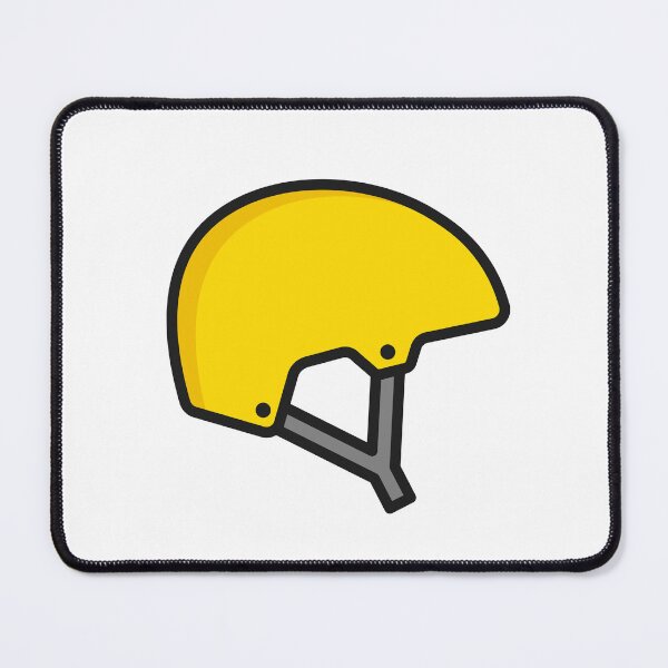 Item preview, Yellow Safety Helmet Cycling Icon designed and sold by VectorForge Studio.