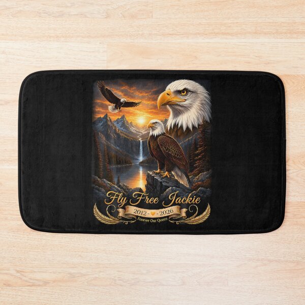 Item preview, Fly Free Jackie The Big Bear Bald Eagle Memorial Tribute designed and sold by JamesCrArt.