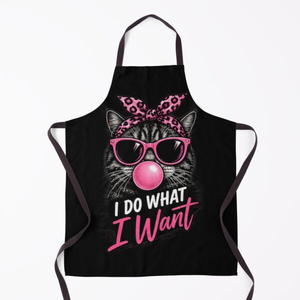 Item preview, I Do What I Want Pink Cat Attitude Sunglasses designed and sold by WOWART69.
