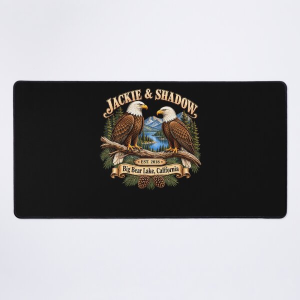 Item preview, JACKIE & SHADOW BIG BEAR LAKE CALIFORNIA Big Bear Lake Bald Eagle Nature designed and sold by JamesCrArt.
