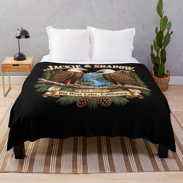 Item preview, JACKIE & SHADOW BIG BEAR LAKE CALIFORNIA Big Bear Lake Bald Eagle Nature designed and sold by JamesCrArt.