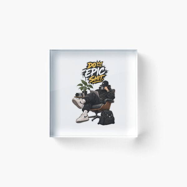 Item preview, Do Epic Shit Hustle Grind Sticker designed and sold by CreativeKrish07.