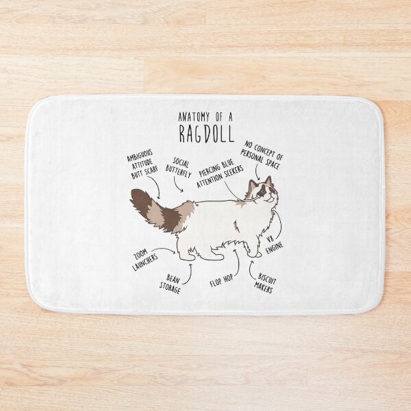 Item preview, Anatomy of a Ragdoll Cat Funny Pet Owner Gift designed and sold by OlyvieArt.