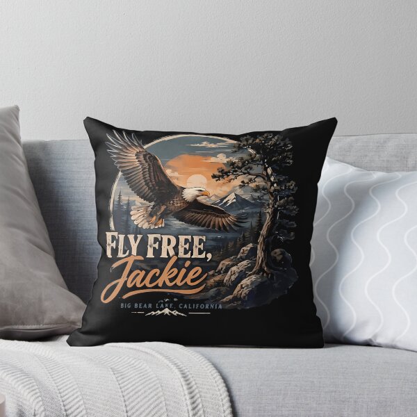 Item preview, Vintage Jackie Fly Free Big Bear Eagle Forever Our Queen designed and sold by JamesCrArt.